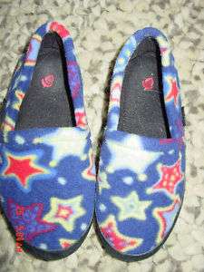 ACORN Fleece star slippers Cute Kids 2.5 3.5  