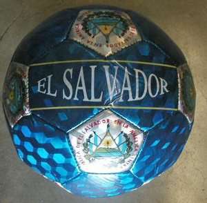 El Salvador Metallic Soccer Ball. Brand New  