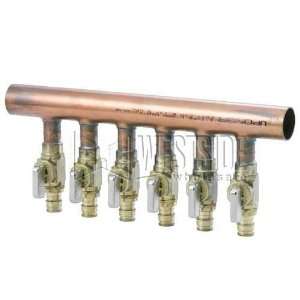  Uponor Wirsbo LF2500600 1 Copper Manifold with LF Brass 1 