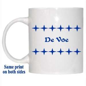  Personalized Name Gift   De Voe Mug 