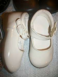 NEW & EUC~Toddler GIRLS SHOE~Dress Shoes Size 5 6~Silver Brown Black 