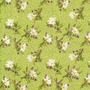  Simple Pleasures quilt fabric by RJR Small white daisies 