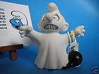nwt real schleich germany ghost smurf 20542 halloween 