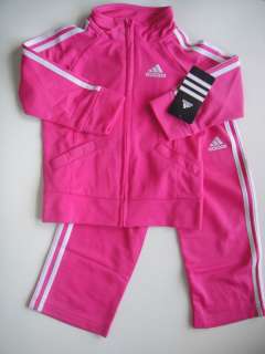 ADIDAS NWT Girls Track Suit Jacket Top Pants 12 18 24 m 885670296393 
