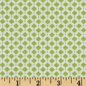  44 Wide Moda Summer House Lattice Zest Lime Fabric By 