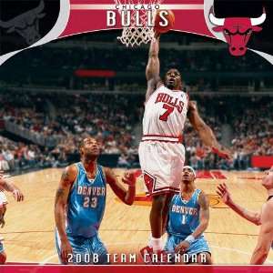  Chicago Bulls 2008 Wall Calendar