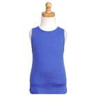 Mac Henry Boys Basic Blue Rib Knit Crew Neck Tank Top Shirt 8/10