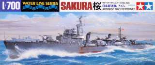 Tamiya 31429 IJN Japanese Destroyer SAKURA 1/700 scale kit  