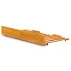   Furniture Twin Size Raised Panel Trundle Bed Natural Maple Finish