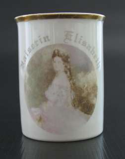 ELIZABETH EMPRESS AUSTRIA SCHLOGL PORCELAIN TEA CUP  