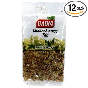 Badia Spices inc Spice, Linden Leaves, 0.25 Ounce (Pack of 12)  