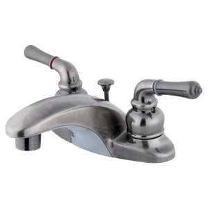 Kingston Brass KB623 Magellan 4 Lavatory Faucet with Lever Handle 