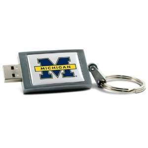  Michigan Wolverines 4GB Datastick USB Keychain Everything 