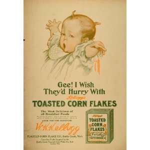   Flake Breakfast Kewpie Doll ONeill   Original Print Ad
