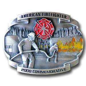  American Fire Fighter 2008 Limited Edition Enameled Buckle 