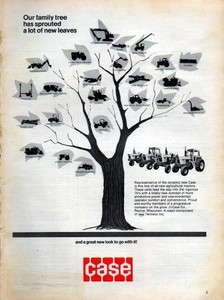 1970 Case Tractors Full Line Original Ad  