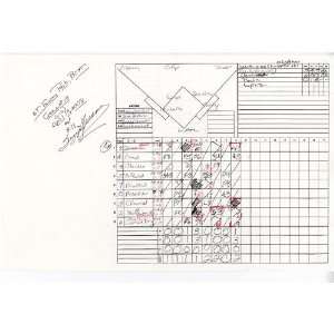   /Signed Scorecard Yankees at Red Sox 4 13 2008