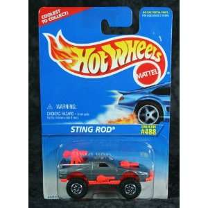  Hot Wheels 1996 Collector #488 Sting Rod Grey 1/64 Toys 
