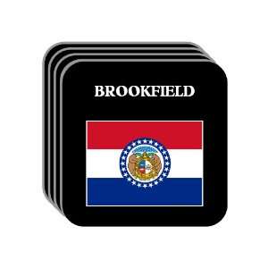  US State Flag   BROOKFIELD, Missouri (MO) Set of 4 Mini 