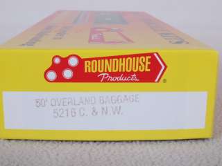 Roundhouse 5216 HO Overland Passenger Baggage Car C&NW  