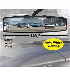   Panoramic Rearview Mirror 40% wider angle vision 017874147502  