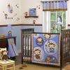 Monkey Mania 6 Piece Baby Crib Bedding Set with Bumper by Cocalo 