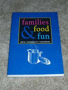 Families Food and Fun KBYU Community Cookbook Mr. Rogers Big Bird Jim 