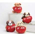   Bag 83891 Valentines Day Plush Dog With Heart Shape Pillow   Pack of