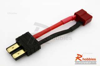   Lipo Battery Male TRX   Female Dean Plug / T Plug Adaptor Cable  
