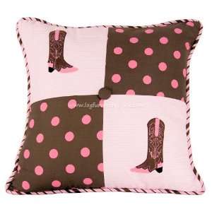  Pink Paisley Boot Pillow