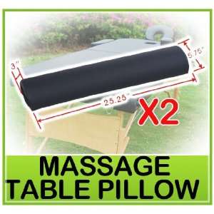  Soozier Massage 25 Half Round Bolster Pillow   TWO PACK 