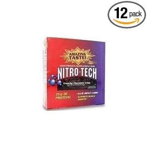  Muscle Tech Nitro Bar Chrchy Chocolate Crs bar (pack of 12 