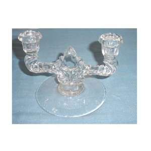  Double Crystal Candlestick 