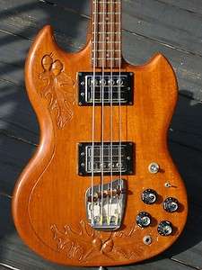 1974 Guild JSB 2 C NB Carved Oak Bass II  