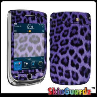 Black Purple Cheetah Vinyl Case Decal Skin To Cover Your Blackberry 