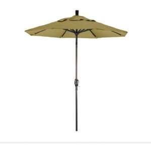   Sunbrella Fabric Aluminum Push Button Tilt Market Umbrella with Bronze