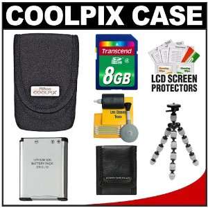 Nikon Coolpix 5879 Camera Digital Camera Case with 8GB Card + EN EL19 