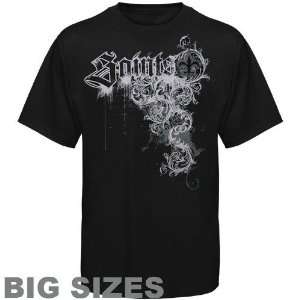   New Orleans Saints Black Supreme Big Sizes T shirt