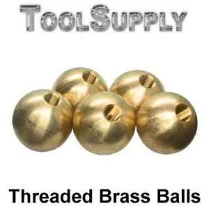 114 3/8 threaded 8 32 brass balls drilled tapped knobs  