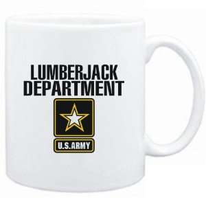  Mug White  Lumberjack DEPARTMENT / U.S. ARMY  Sports 