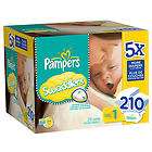 Pampers Swaddlers Diapers Super Economy Size 1   210Ct