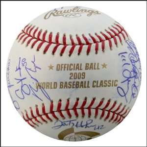  Team USA Signed World Baseball Classic Baseball 