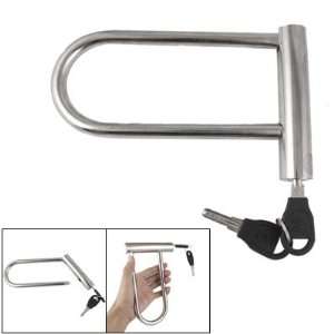   Bicycle Security U Shape Metal Lock w Keys