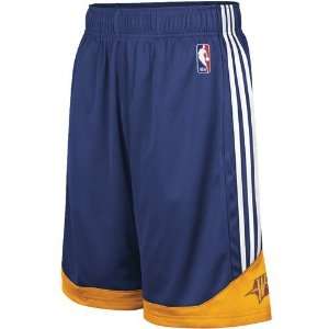 adidas Golden State Warriors Youth Navy Blue Pre Game Mesh Basketball 