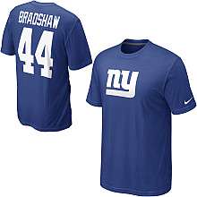 Nike New York Giants Ahmad Bradshaw Name & Number T Shirt    