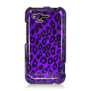  HTC Bliss / Rhyme Graphic Case   Purple Leopard (Package 