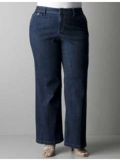 LANE BRYANT   Wide leg trouser jean by DKNY JEANS  