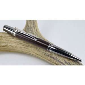  Ziricote Elegant Beauty Pen With a Platinum and Black 