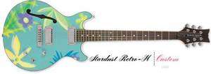 Daisy Rock Stardust Retro H Custom Electric Guitar W/Gig Bag  