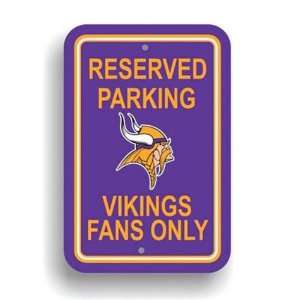  NIB Minnesota Vikings NFL 2 Reserved Parking Signs Sports 